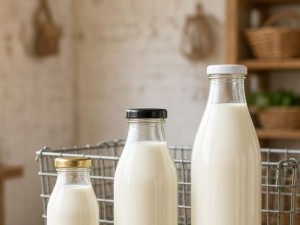 What size milk bottles work for retail and doorstep?