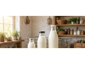 What size milk bottles work for retail and doorstep?