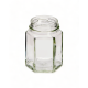 110ml Hexagonal Jam Jar With Twist Off Lid