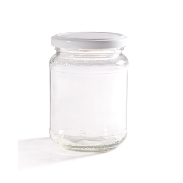 345ml (1lb) Fancy Honey Jam Jar With Twist Cap, Box Quantity 72