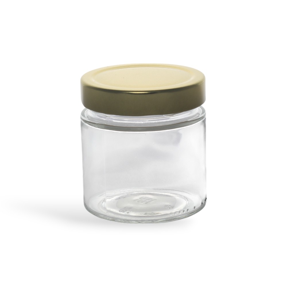 212ml Elena Jam Jar with Deep Twist-Off Lid - Pack Size 72