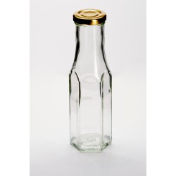 250ml Hexagonal Bottle With Twist Lid