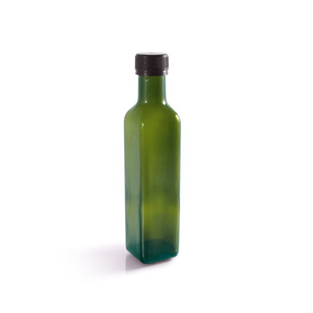 250ml Green Marasca Bottle With Screw Cap