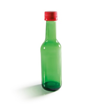 250ml Green Mineral Bottle With Lids