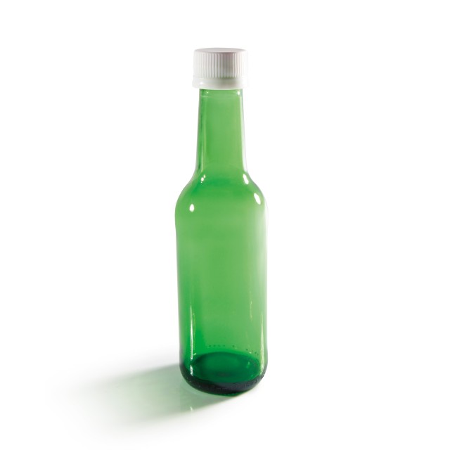 250ml Green Mineral Bottle With Lids