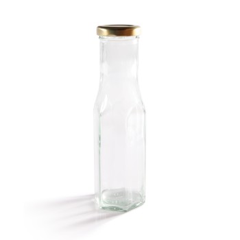 250ml Hexagonal Bottle With Twist Lid