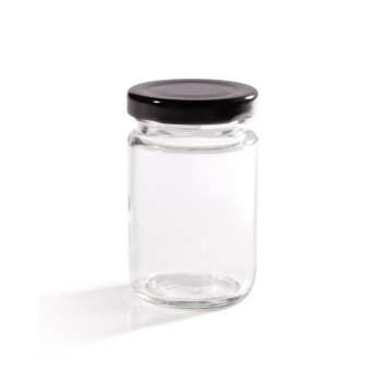 106ml (3.5oz) Universal Mustard Jam Jar With Twist Off Lid