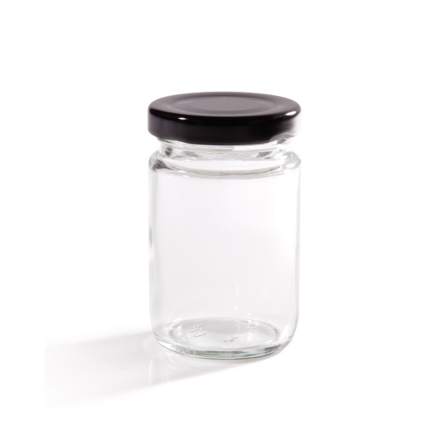 106ml (3.5oz) Universal Mustard Jam Jar With Twist Off Lid