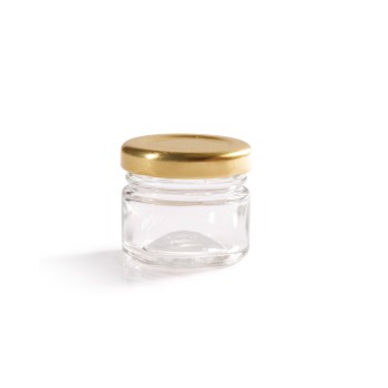 30ml (1oz) Round Jam Jar With Twist Off Lid
