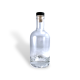 350ml Nocturne Clear Glass Heavy Based Bottle with Cork Stopper