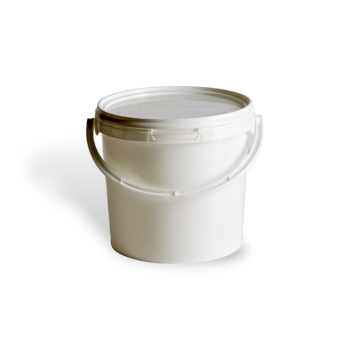 5 Litre Plastic Handle White Pail