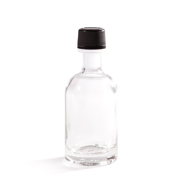 50ml Nocturne Spirit Bottle With Tamper Evident Black Screw Cap