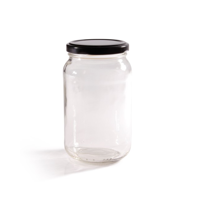 550ml Panel Food Jar with Twist Off Lids