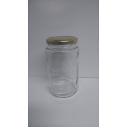 550ml Panel Food Jar c/w Twist Off Lids