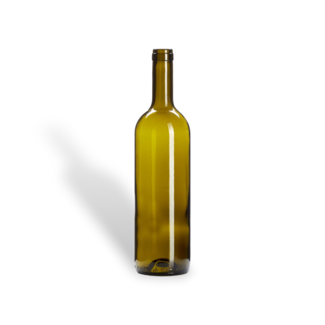 750ml Bordeaux Wine Bottle Dead Leaf