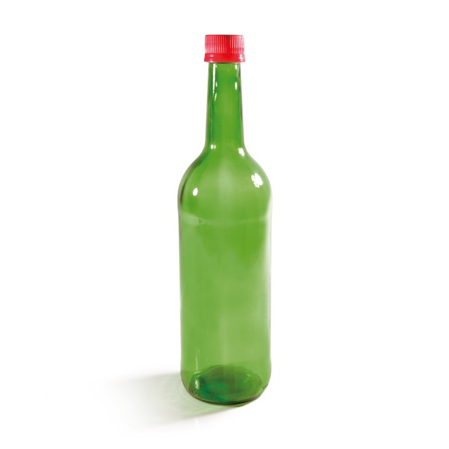 750ml Green Juice Bottle With Screw Cap