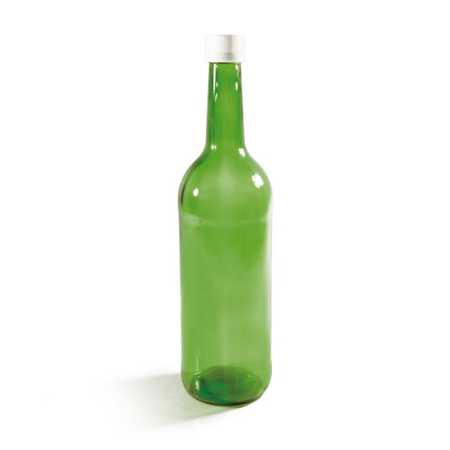 750ml Green Juice Bottle With Screw Cap