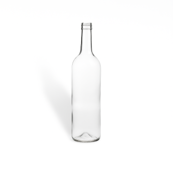 750ml Bordeaux Screwtop Wine Bottle Flint With Sleeve