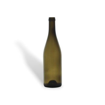 750ml Burgundy Wine Bottle with Cork Mouth – UVAG Finish