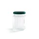 196ml (8oz) Hexagonal Jam Jar With Twist Off Lid