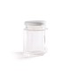 196ml (8oz) Hexagonal Jam Jar With Twist Off Lid