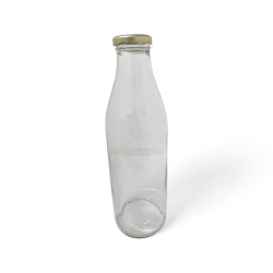 1000ML Milk Bottle c/w lids