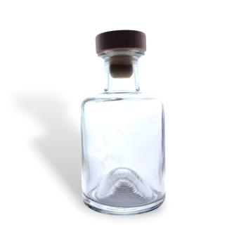 200ml Apotheker/Herbalist Bottle with Wooden top and Synthetic Shank