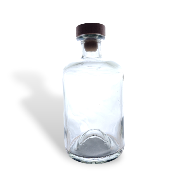 500ml Apotheker/Herbalist Bottle with Wooden top and Synthetic Shank