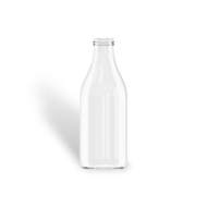 1000ml (1 Litre) Milk Bottle With Lids