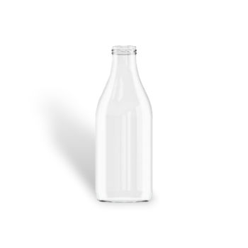 1000ml (1 Litre) Milk Bottle With Lids